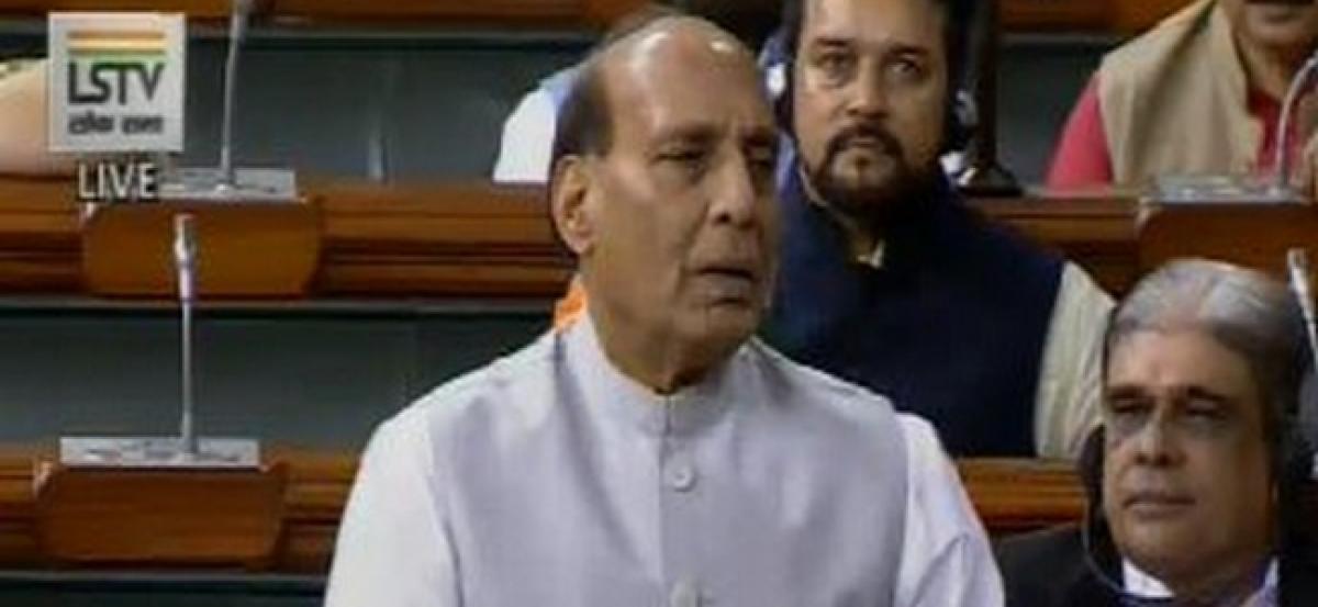 Will pass SC/ST act in Monsoon session: Rajnath Singh