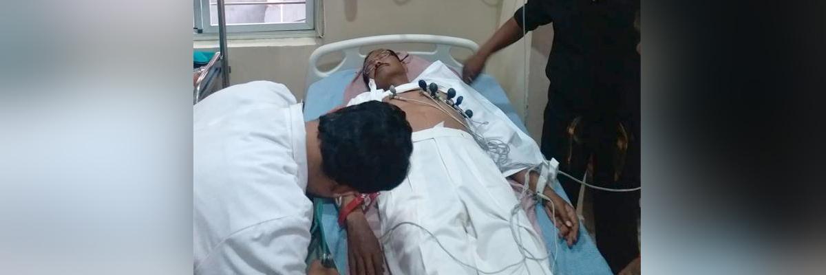 BLF Aler candidate Motkupalli Narasimhulu hospitalised
