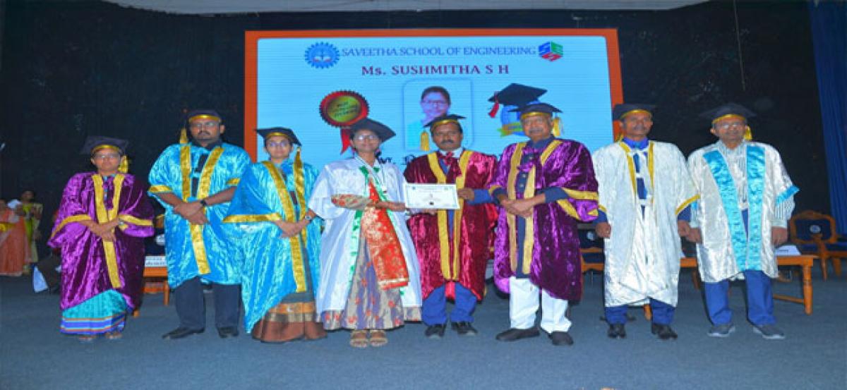 Convocation held at Saveetha Institute of Medical and Technical Sciences