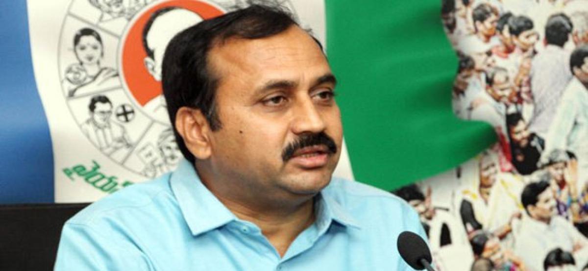 Anna Canteens money spinners for Chandrababu: Alla Ramakrishna Reddy