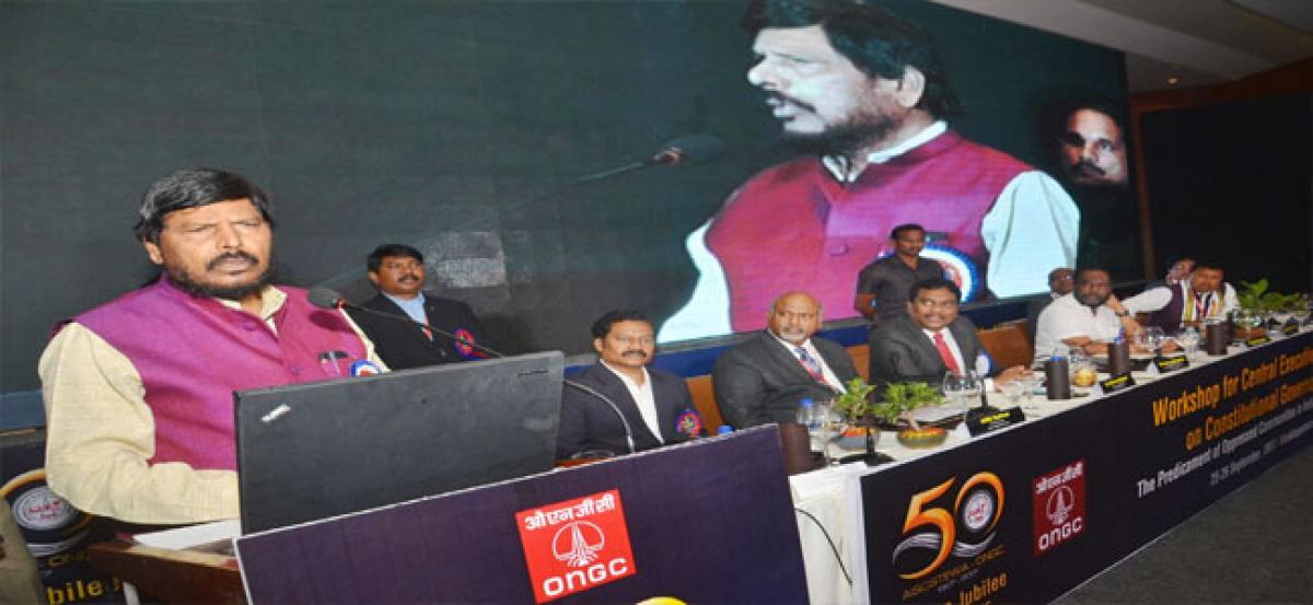 Rupees 50,000 crore earmarked for SC, ST welfare: Athawale