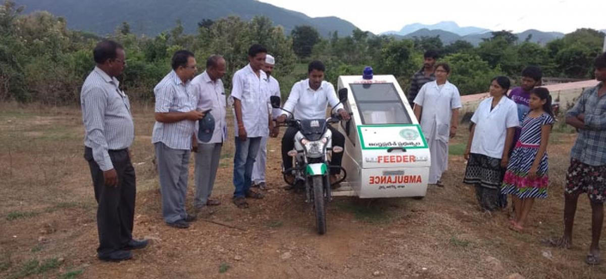 Feeder ambulances to cater to emergencies in tribal areas