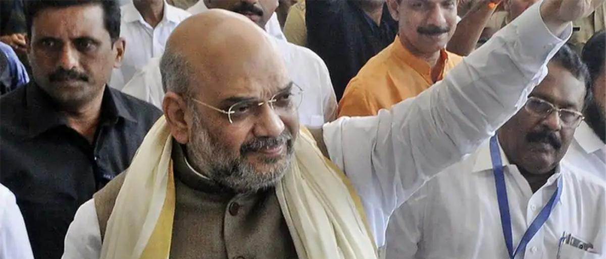 Row erupts over Amit Shah being first at yet-to-be-opened Kannur airport