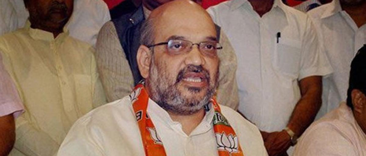 Amit Shah attends RSS conclave