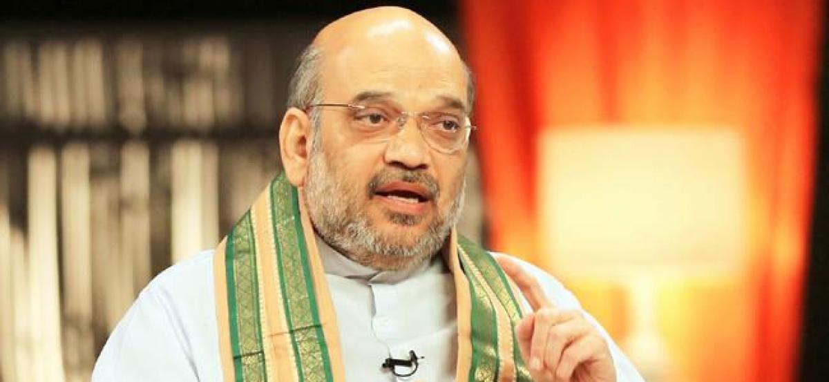 BJP national president Amit Shah one day tour to the city begins on a disappointing note for the cadre