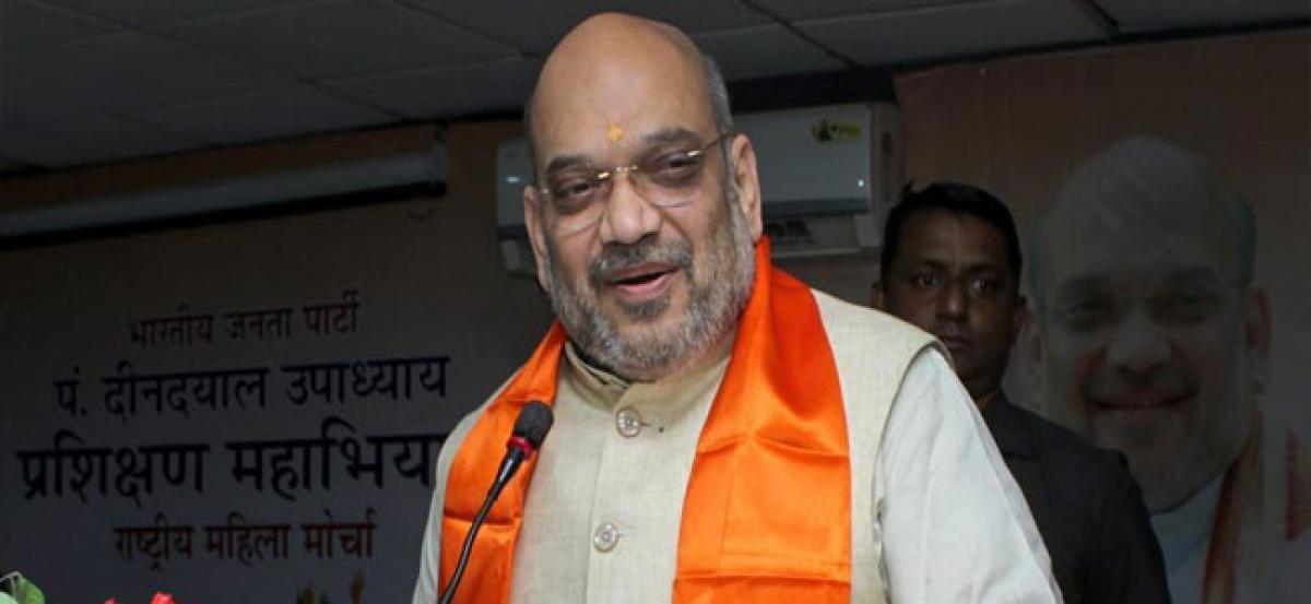 Save the Constitution is Congress’s campaign to save dynasty: Amit Shah