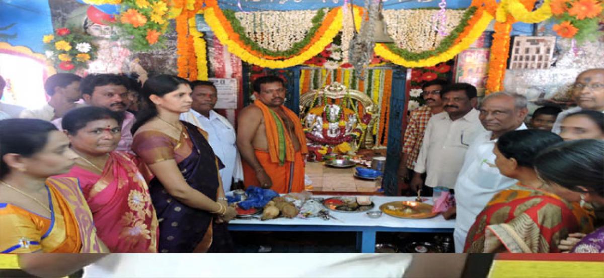 Goddess Chowdeswari jayanti celebrated with fervour