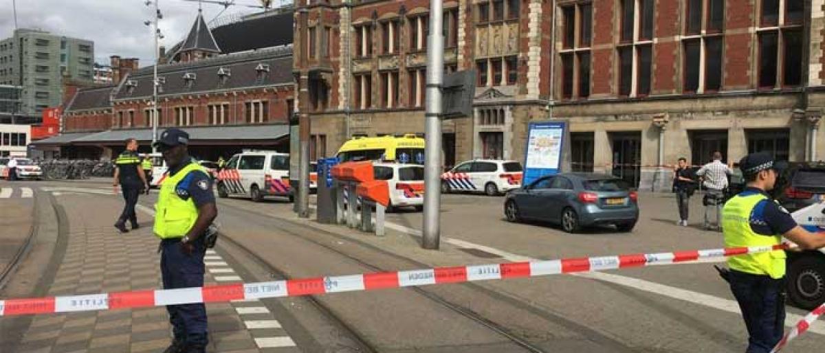 Two hurt in Amsterdam station stabbing; attacker shot, say Dutch police