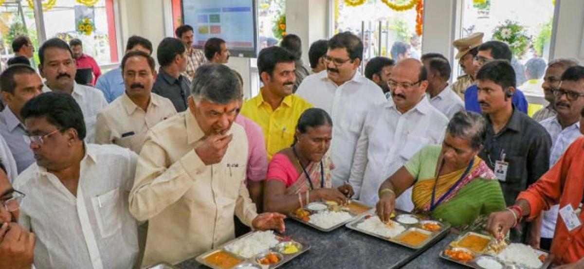 Two days on, Andhras Anna canteens an instant hit among poor, middle class
