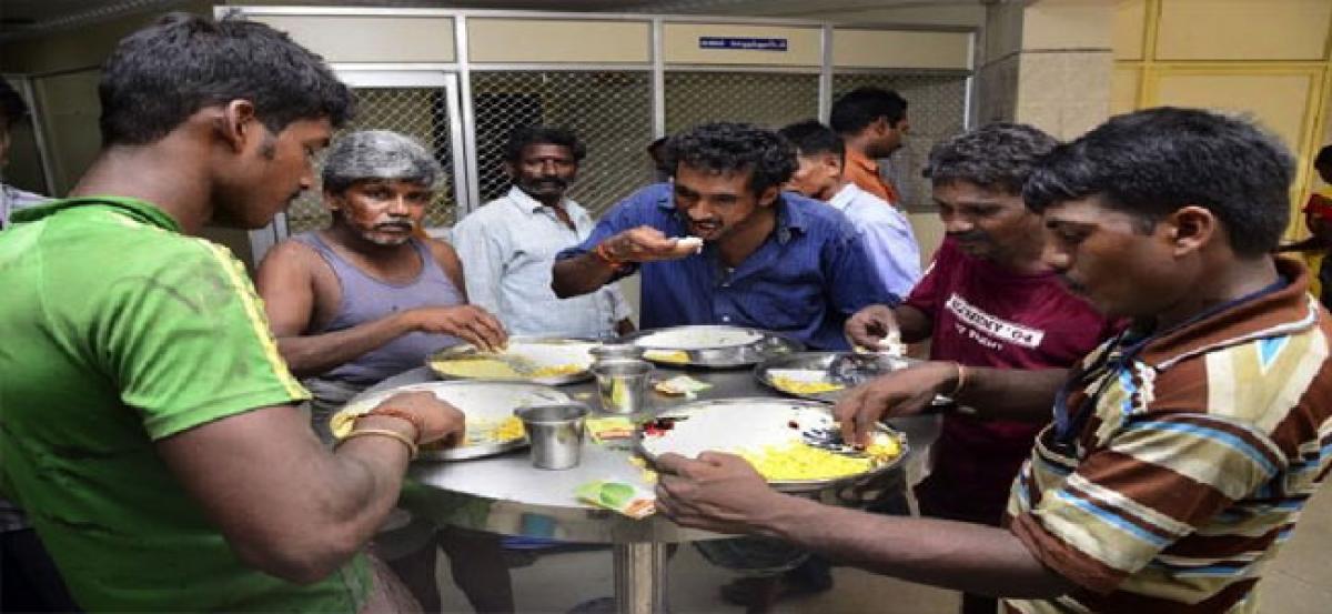 Anna canteens to be set up  in different municipalities