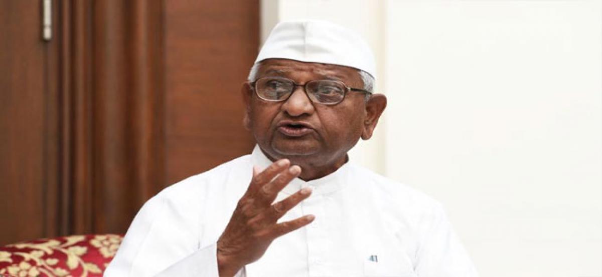 Anna Hazare to visit Hyderabad on Feb 17