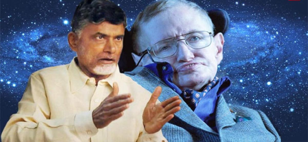Andhra CM condoles demise of Stephen Hawking