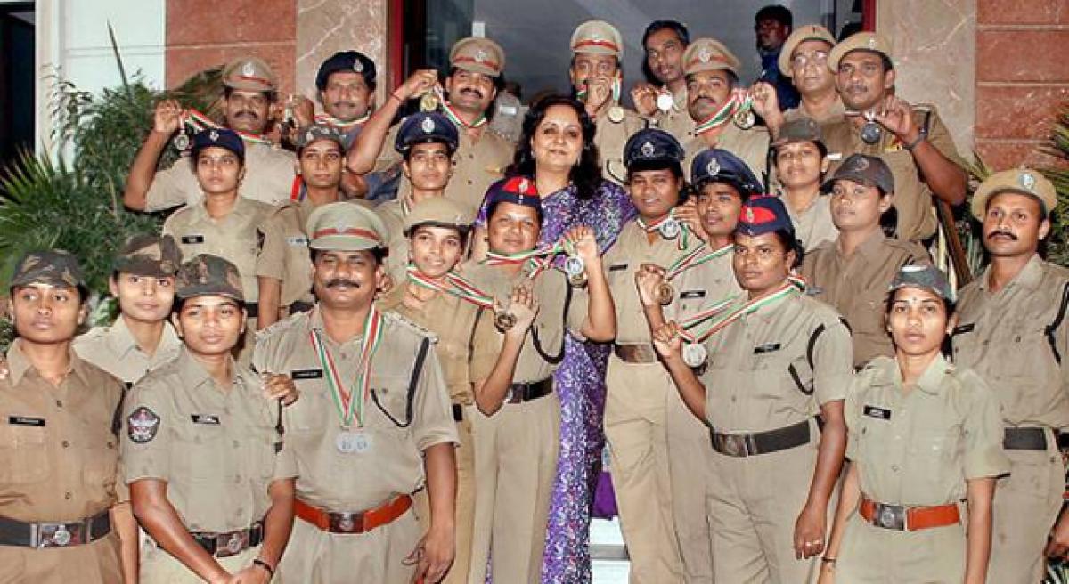 AP Police win medals in shooting 