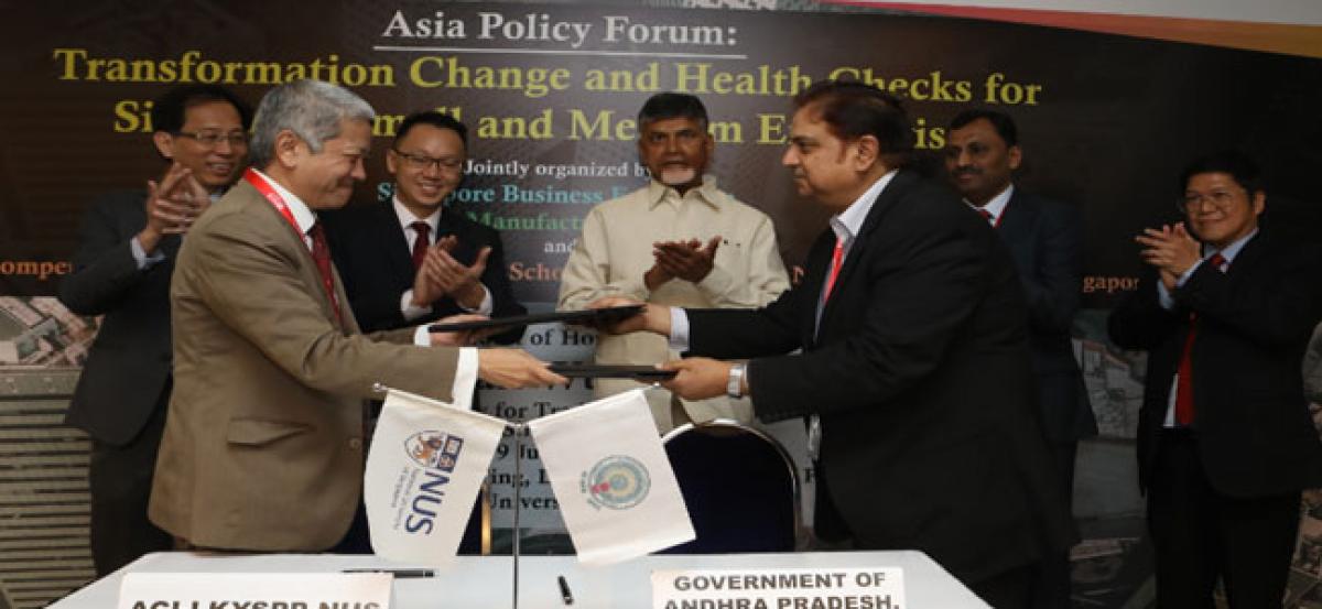 AP enters into MoU for improvement in competitiveness