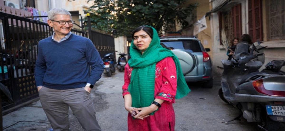 Apple joins Malala Fund to empower girls in India, world