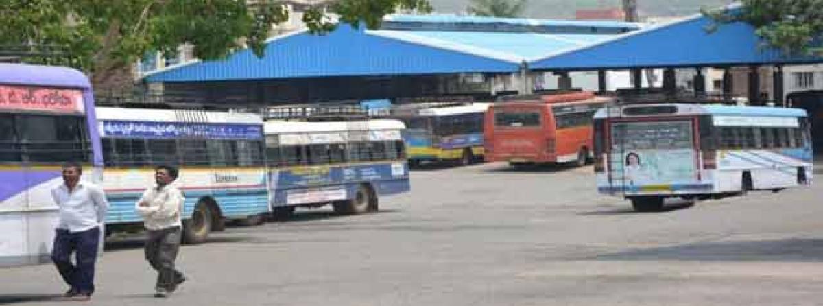 APSRTC services hit due to overflow of streams 