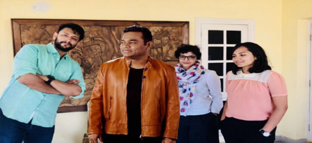 Augmented Reality app for A R Rahman