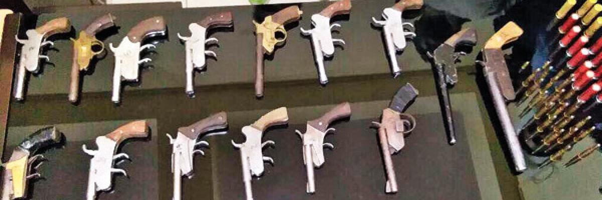 2 held for illegal arms supply