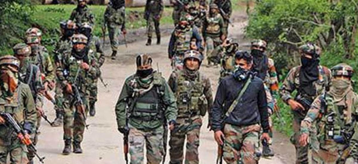 J-K: Terrorists attack BSF camp, one Fidayeen killed, three BSF troopers injured