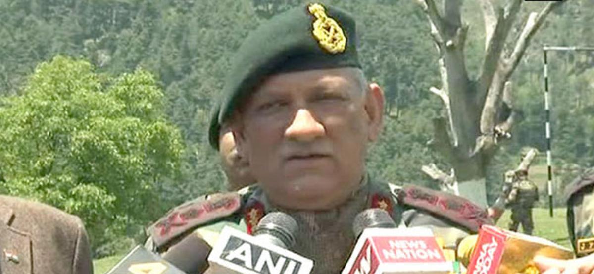 Strict punishment for Major Gogoi if found guilty: Army Chief