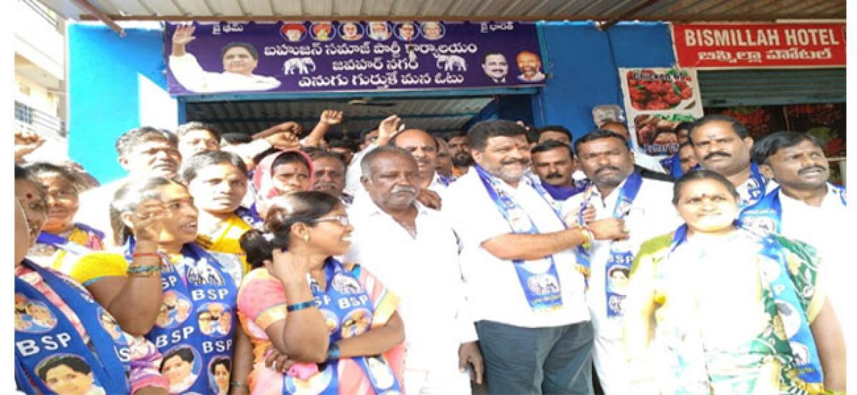 Medchal BSP candidate Nakka Prabhakar Goud sure of win