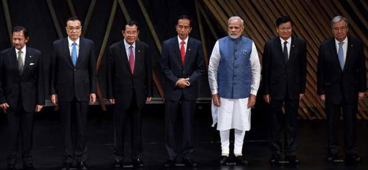 ASEAN leaders arrive for the India-ASEAN summit in Delhi