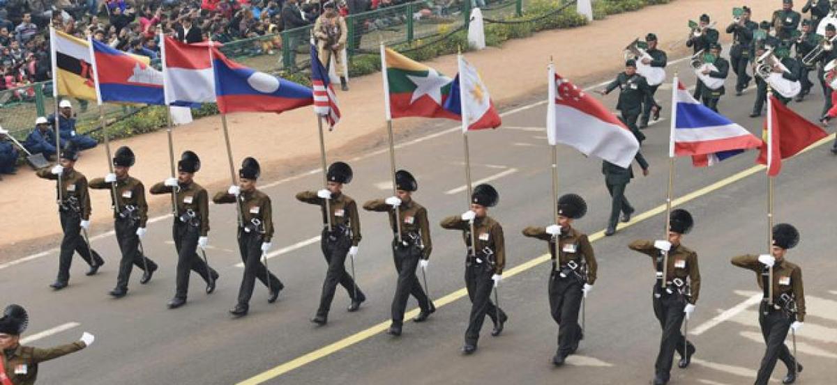 ASEAN leaders arrive for Republic Day  parade