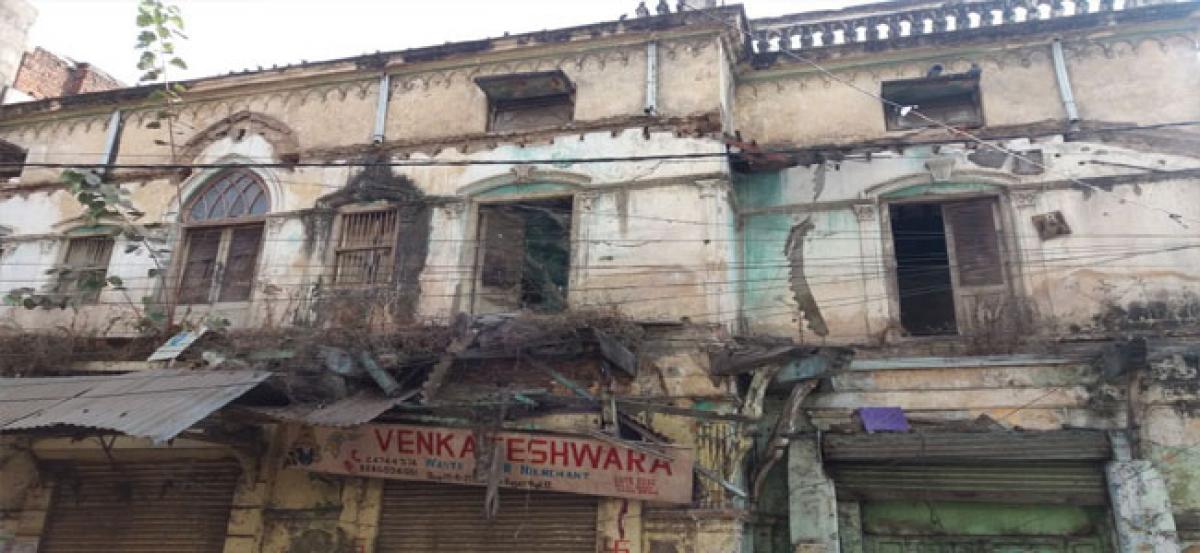 Former President’s house is a crumbling edifice