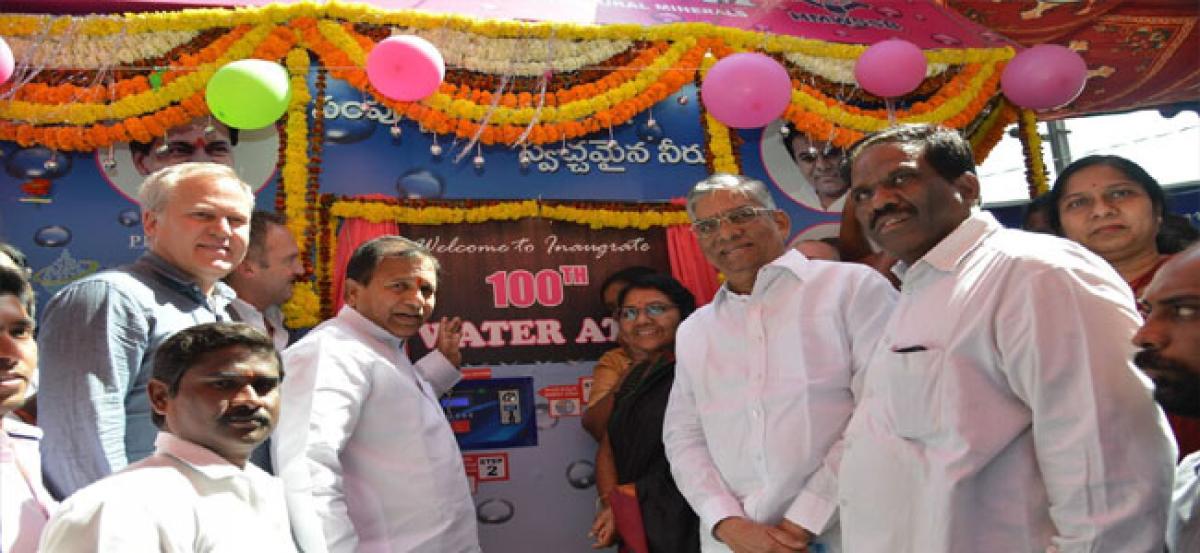 100th Water ATM opened at Begumpet