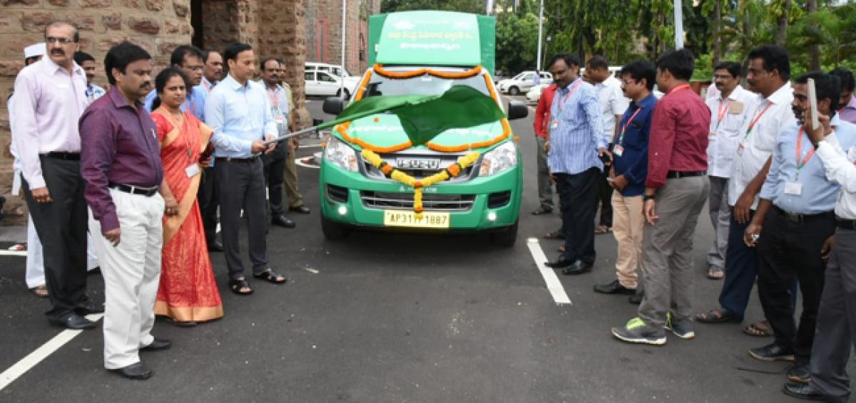 Collector flags off mobile ATM