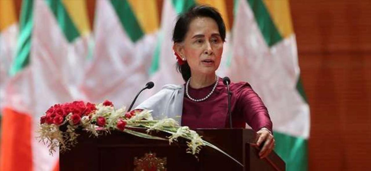 Aung San Suu Kyi blames hate narratives from abroad for Rohingya conflict