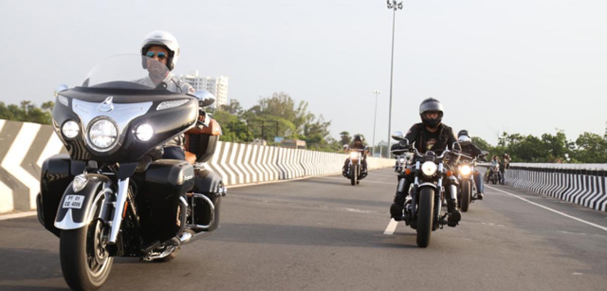 Indian organises Indian Motorcycle Riders Group Breakfast ride in Chennai