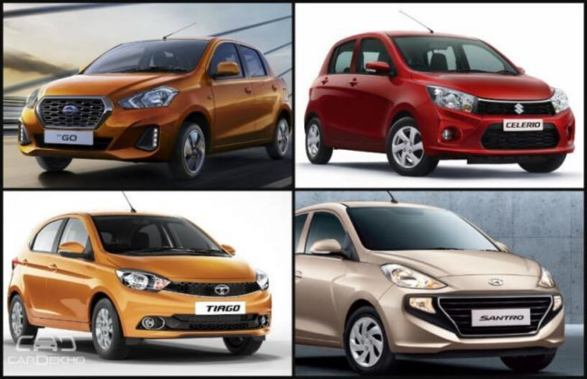 Spec Comparison: Hyundai Santro vs Datsun GO facelift vs Celerio vs Tiago vs WagonR