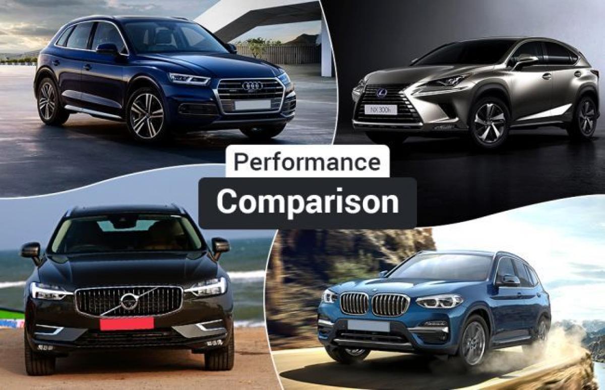 Lexus NX 300h Hybrid Vs BMW X3, Audi Q5, Volvo XC60 Diesel: Real-world Performance Comparison