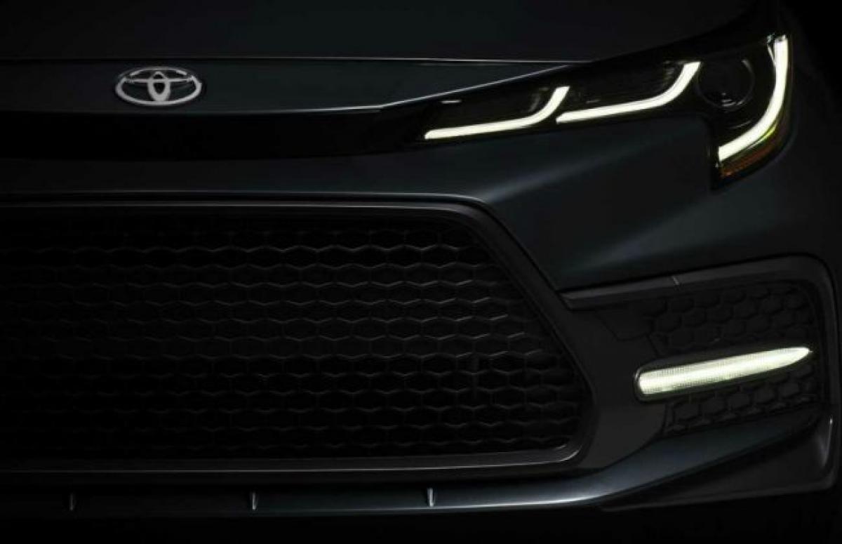 Toyota Drops First Teaser Image Of New-gen Corolla Sedan