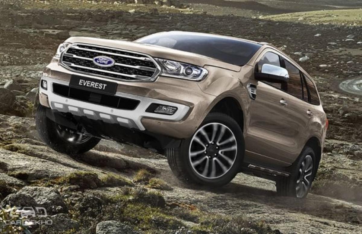 2019 Ford Endeavour Facelift Spied In India For The First Time