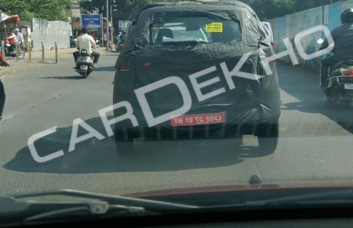 Renault Kwid-based MPV Spied; Looks Production Ready