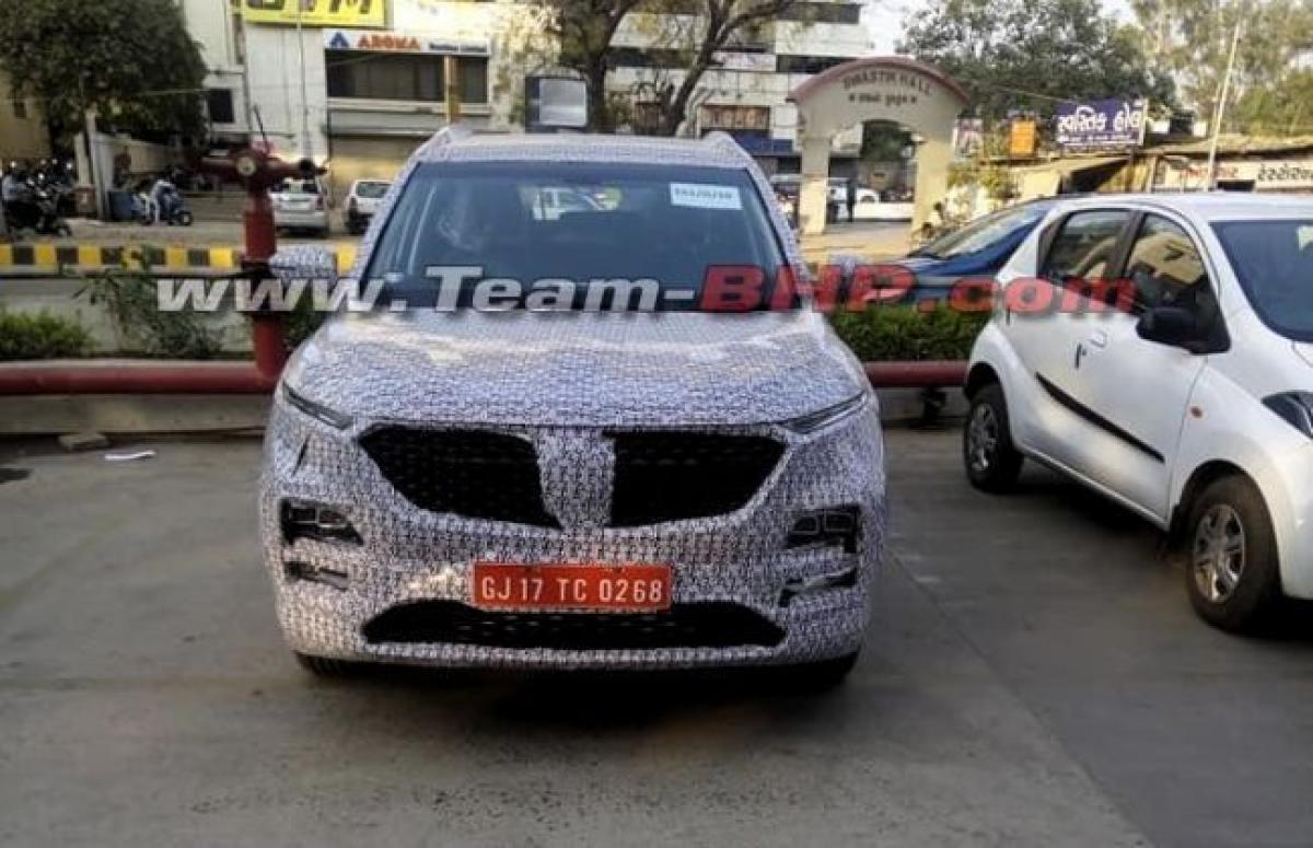 Tata Harrier Rival Baojun 530 Spied With An MG Grille