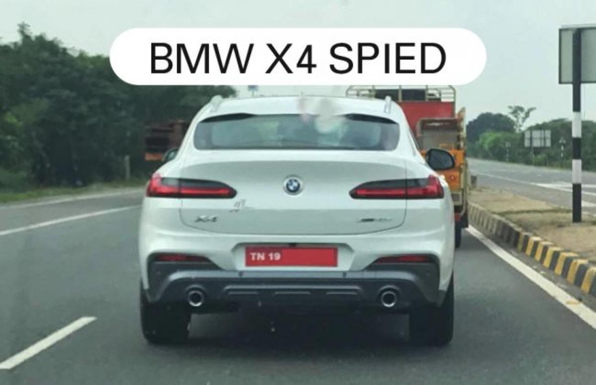 BMW X4 Spotted Testing In India