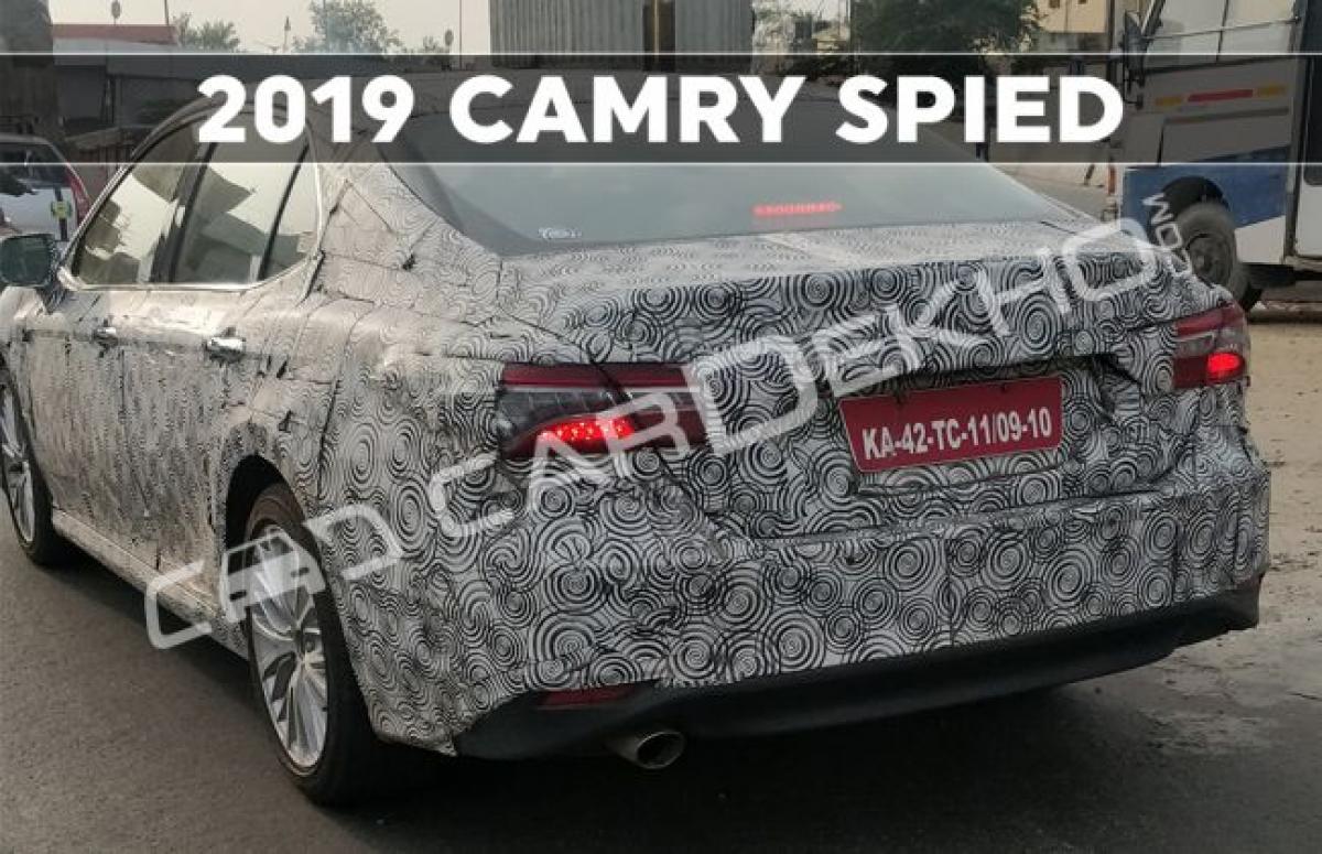 New-gen Toyota Camry Spied Testing In India