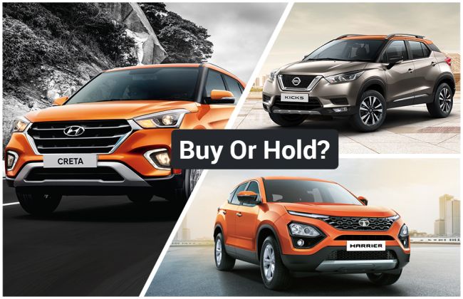 Buy Or Hold: Wait For Nissan Kicks & Tata Harrier or Go For Hyundai Creta?