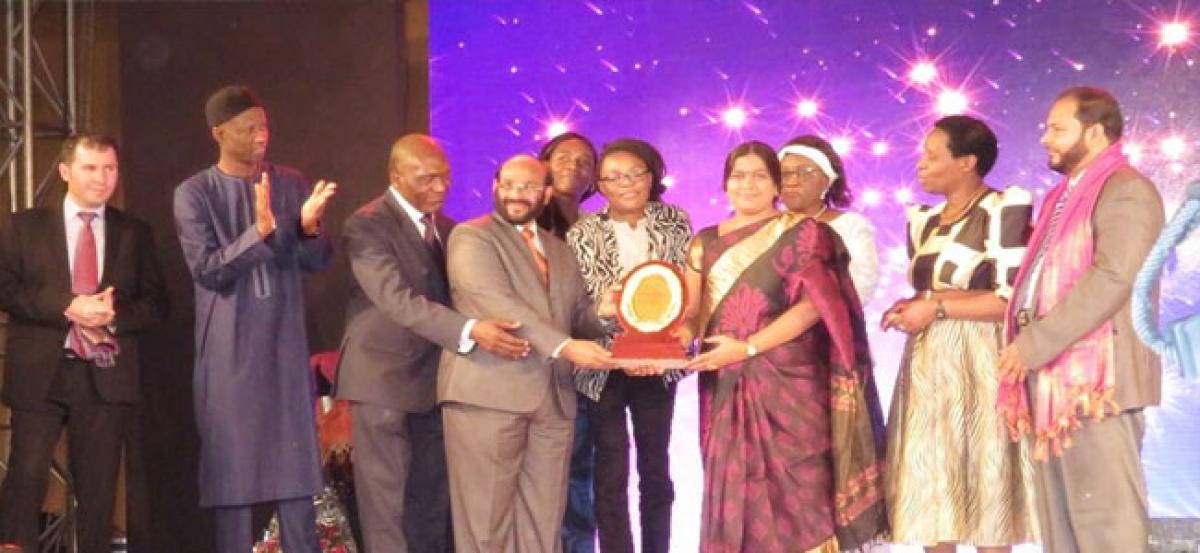 Award presented to  Inspirational women