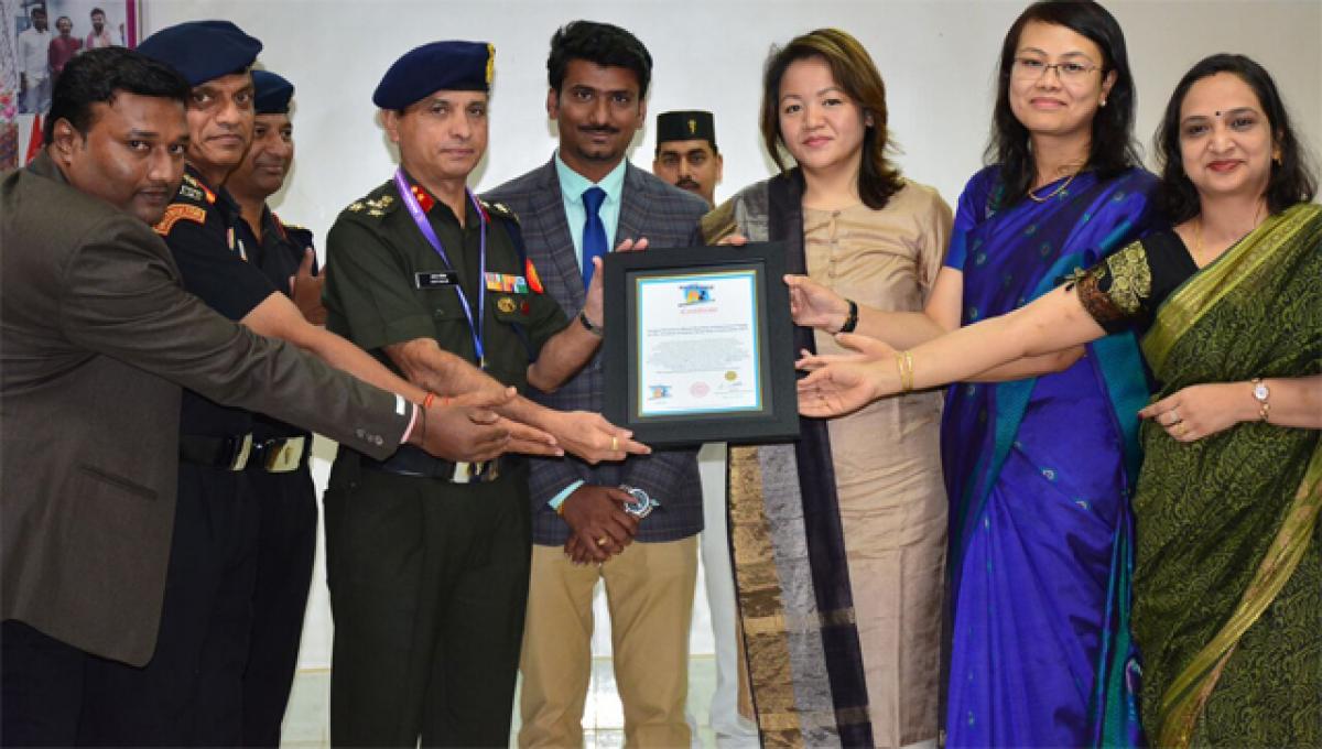 Army personnel make two world records