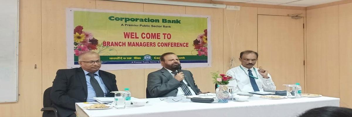 Corporation Bank CGM Rajesh Kumar Verma reviews ops