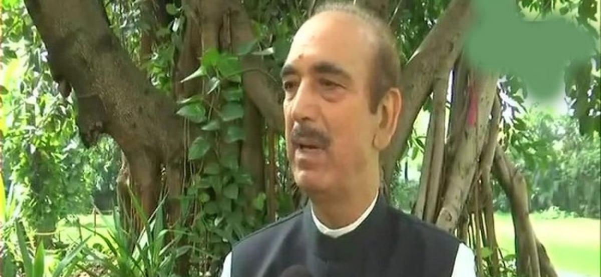 3-year jail term in Triple talaq case an `atrocious law`: Gulam Nabi Azad