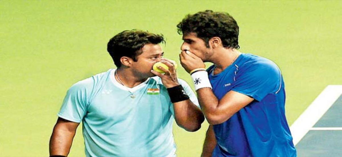 Paes out; Bhambri, Myneni in
