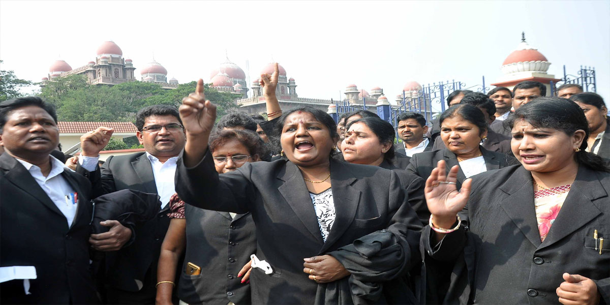 Protests & celebrations among lawyers