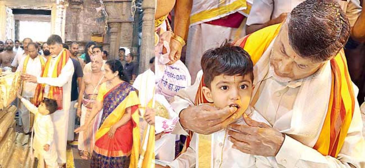 AP Chief Minister prays for peace, prosperity in state at Tirumala