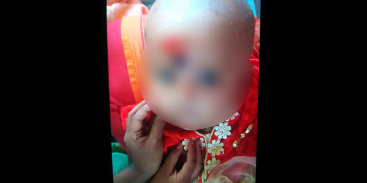 Father allegedly threw down his 8 months baby from second floor in Mallapur under Nacharam PS limits