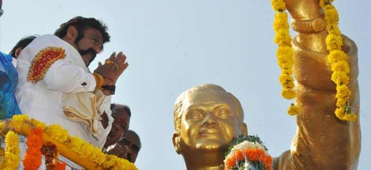 Balakrishna to unveil NTRs statue at Khammam